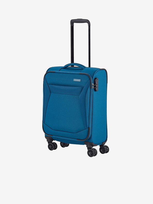 Travelite Modrý cestovný kufor Travelite Chios S