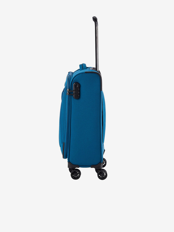 Travelite Modrý cestovný kufor Travelite Chios S