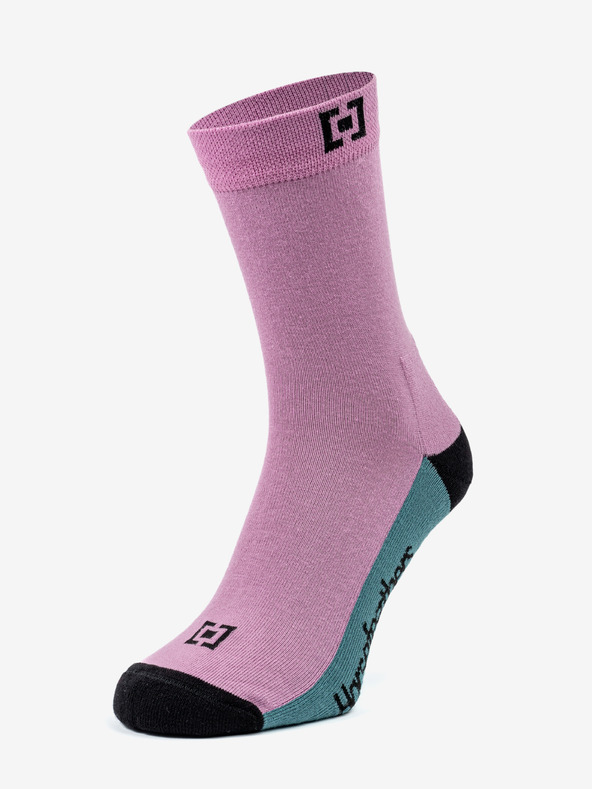 Horsefeathers Ponožky Dea Crew Socks - kosatcové veľkosť 5 - 7 HORSEFEATHERS