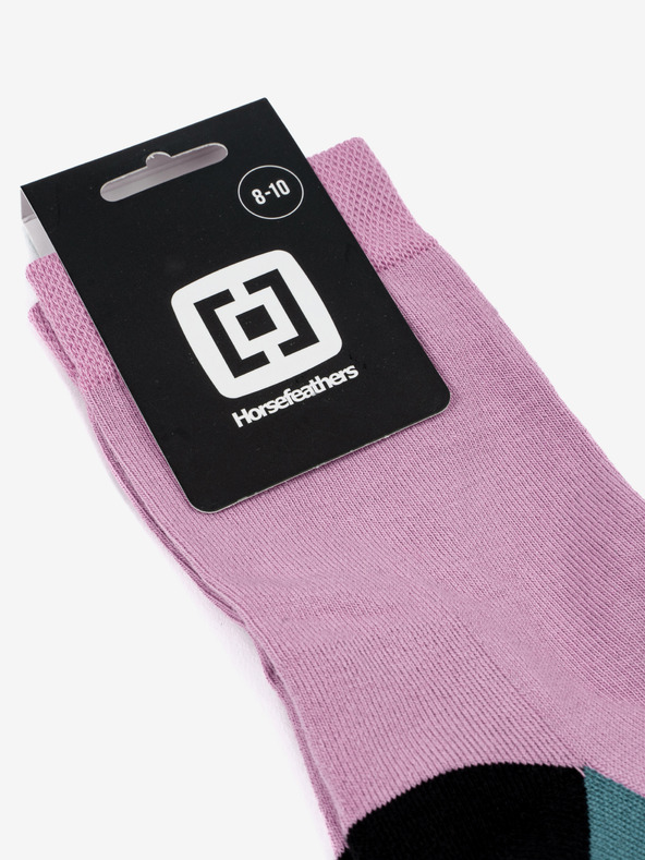 Horsefeathers Ponožky Dea Crew Socks - kosatcové veľkosť 5 - 7 HORSEFEATHERS