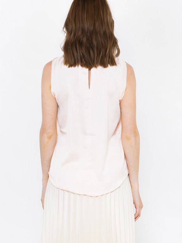 CAMAIEU Svetloružová blúzka CAMAIEU