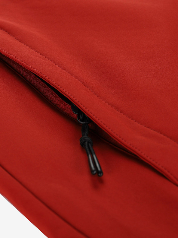 ALPINE PRO Červená pánska softshellová bunda s membránou Alpine Pro Hoor