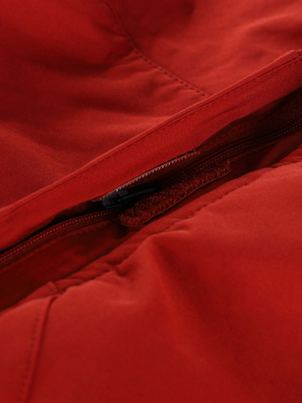 ALPINE PRO Červená pánska softshellová bunda s membránou Alpine Pro Hoor