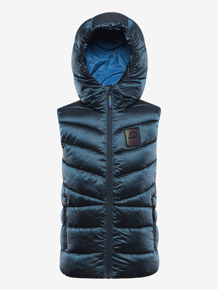 ALPINE PRO Modrá detská Hi-Therm vesta Alpine Pro Edso
