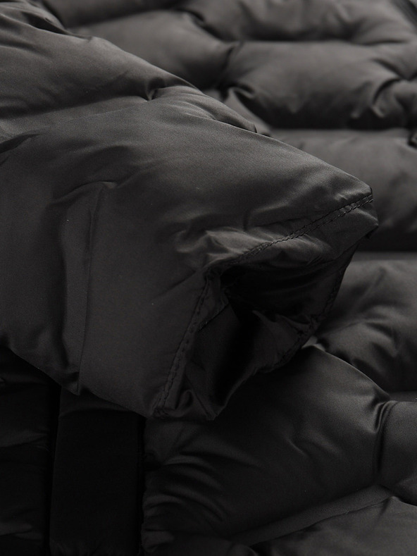 ALPINE PRO Čierna pánska bunda Alpine Pro Tagor s nepremokavou úpravou