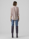 Vero Moda Bielo-ružová dámska pruhovaná košeľa Vero Moda