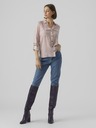 Vero Moda Bielo-ružová dámska pruhovaná košeľa Vero Moda
