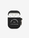 Karl Lagerfeld Rue St Guillaume Silikónové puzdro pre Airpods 1/2 Black Karl Lagerfeld