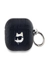 Karl Lagerfeld Karl Lagerfeld PU Embossed Choupette Head Case pre AirPods 3 Black