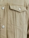 Jack & Jones Jack & Jones Pánska džínsová bunda béžová