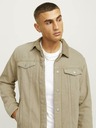 Jack & Jones Jack & Jones Pánska džínsová bunda béžová