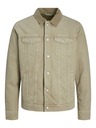 Jack & Jones Jack & Jones Pánska džínsová bunda béžová