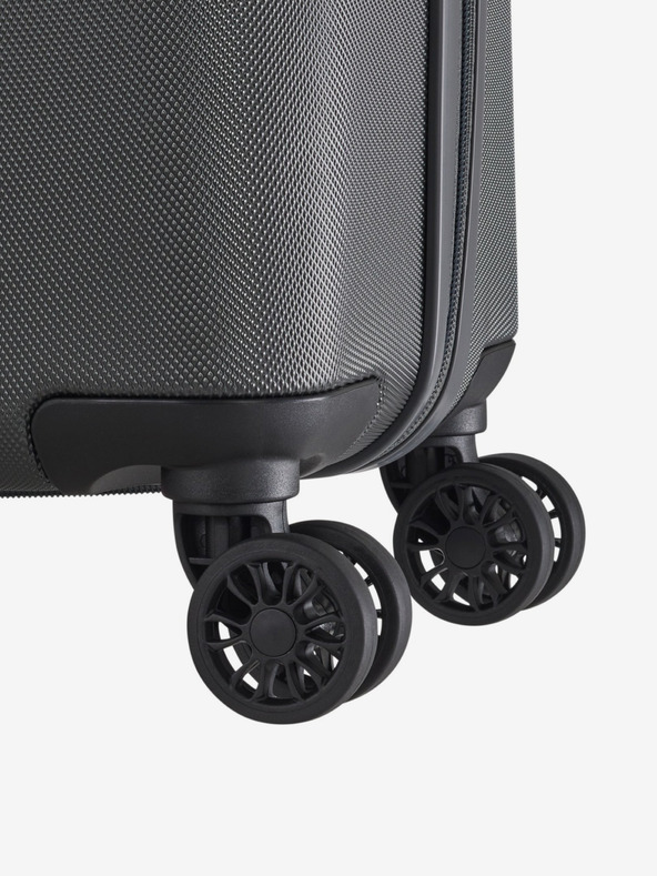 Travelite Tmavo šedý cestovný kufor Travelite Bali M