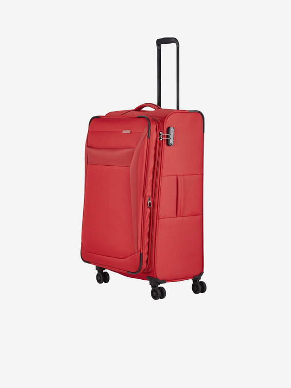 Travelite Sada troch cestovných kufrov Travelite Chios v červenej farbe S,M,L