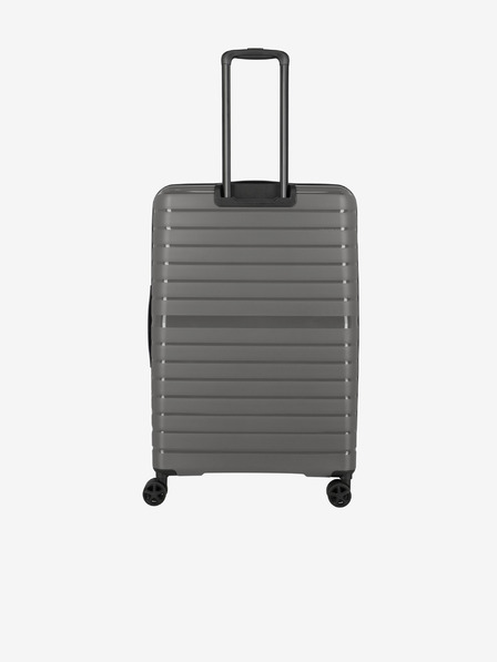 Travelite Strieborný cestovný kufrík Travelite Trient L Anthracite