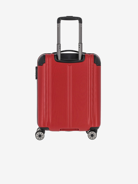 Travelite Červený cestovný kufor Travelite City 4w S