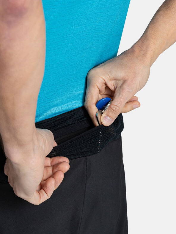 Kilpi Čierne pánske športové šortky Kilpi COMFY-M