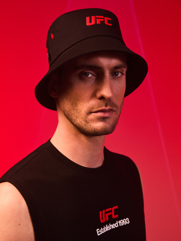 Celio Čierna pánska bavlnená čiapka Celio UFC
