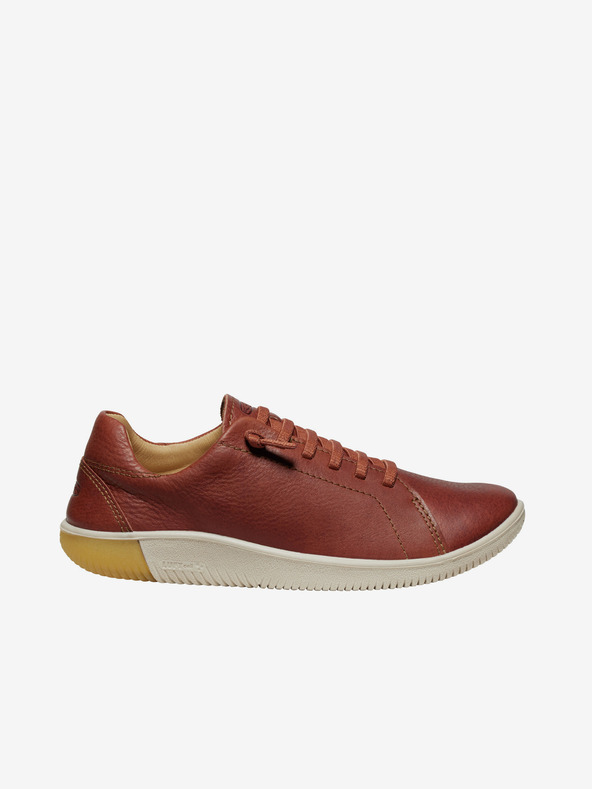 Keen Hnedé dámske kožené tenisky Keen KNX Lace