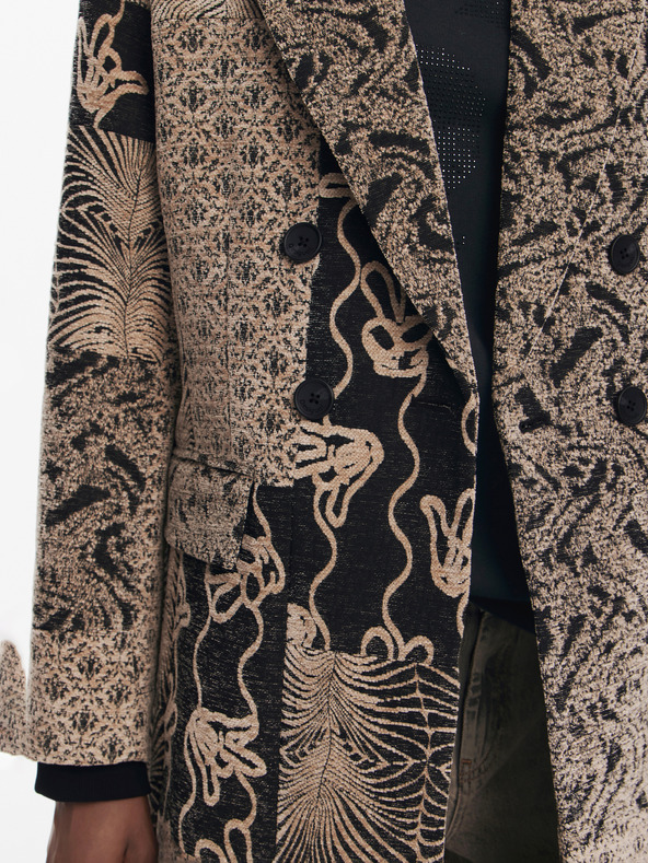 Desigual Dámsky vzorovaný kabát Desigual Niza