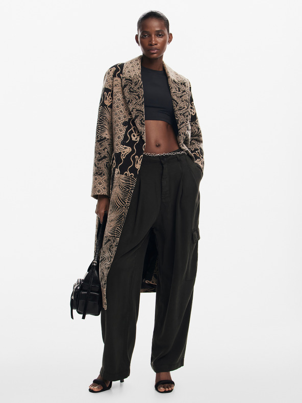 Desigual Dámsky vzorovaný kabát Desigual Niza