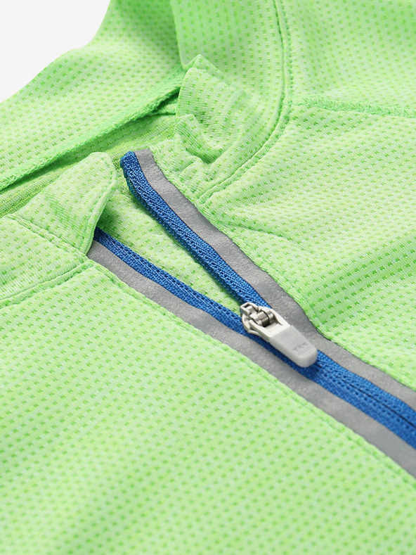 ALPINE PRO Alpine Pro zelené chlapčenské rýchloschnúce cyklistické tričko LATTERO