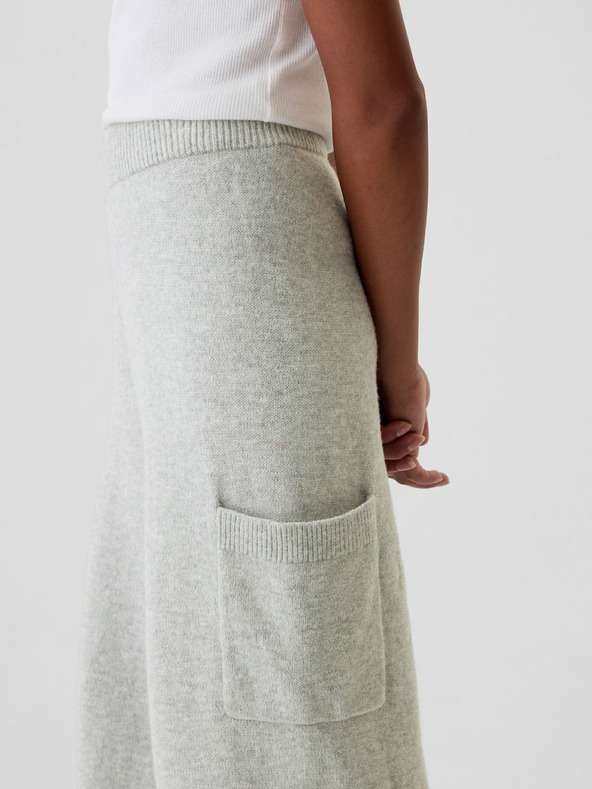 GAP Detské pletené cargo nohavice CashSoft GAP