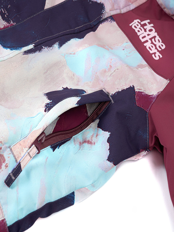 Horsefeathers Detská jednodielna zimná kombinéza Spirit - abstraktná farba veľkosť 5-6 HORSEFEATHERS