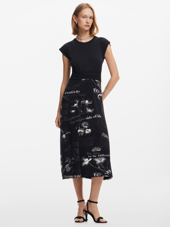 Desigual Dámske vzorované šaty Desigual Good News