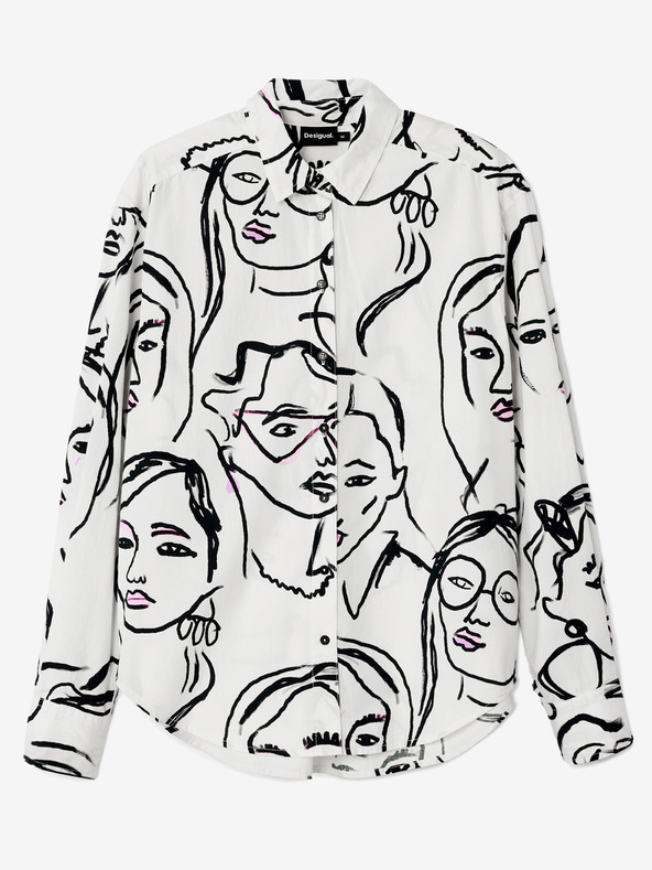Desigual Dámska košeľa Desigual Faces Patterned