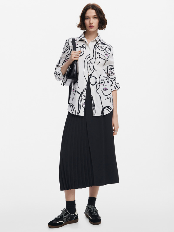 Desigual Dámska košeľa Desigual Faces Patterned