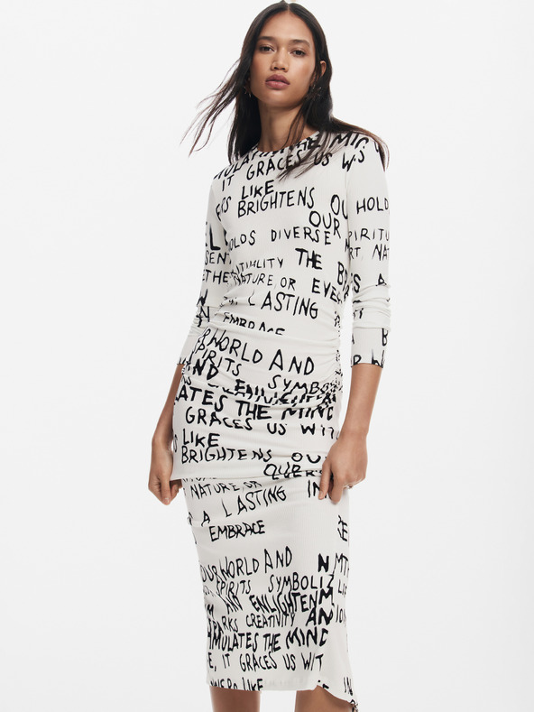 Desigual Desigual dámske vzorované šaty Hesian