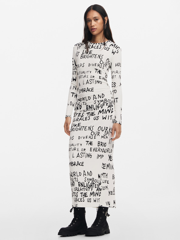 Desigual Desigual dámske vzorované šaty Hesian