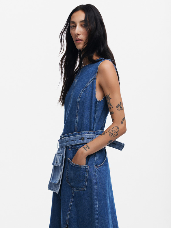 Desigual Desigual Nueva York Dámske džínsové šaty