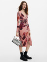 Desigual Dámske vzorované pletené šaty Desigual Maxflower Scrbble Lacroix
