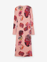 Desigual Dámske vzorované pletené šaty Desigual Maxflower Scrbble Lacroix