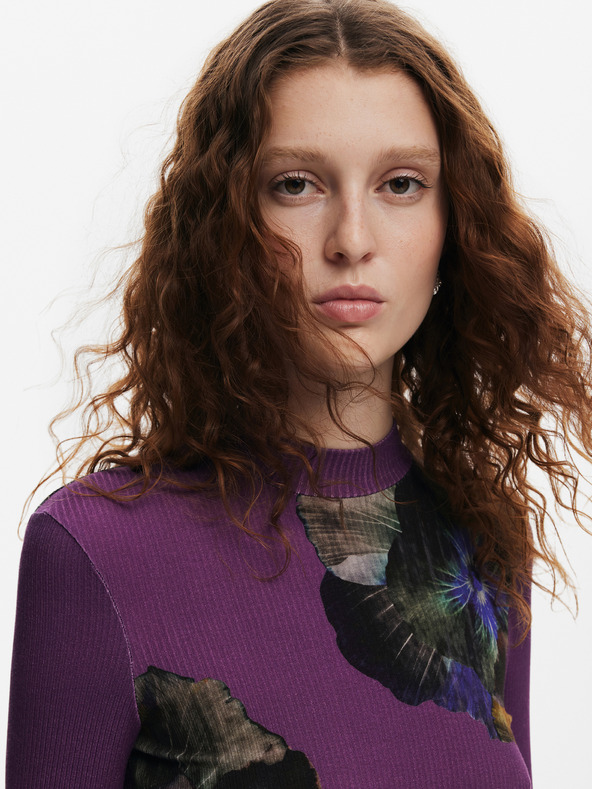 Desigual Desigual Pensee Lacroix Dámske kvetinové šaty