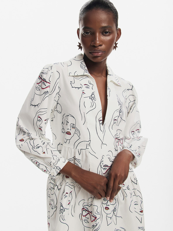 Desigual Dámske vzorované košeľové šaty Desigual Louisville