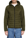 Celio Khaki pánska vesta s kapucňou Celio Jushellsl