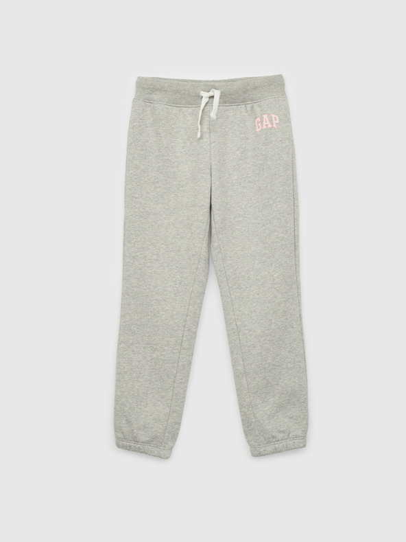 GAP Detské tepláky fleece logo army GAP