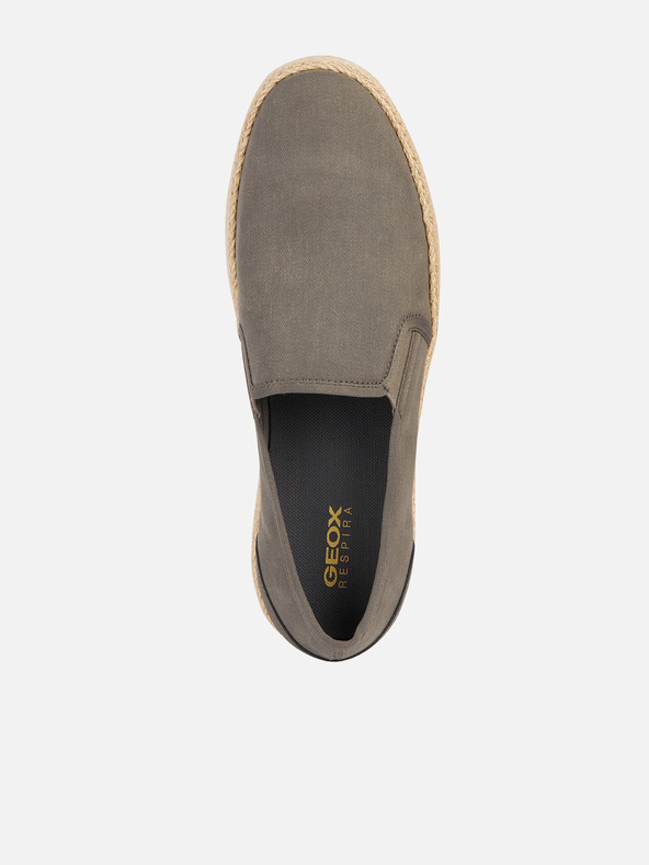 Geox Svetlozelené pánske tenisky Geox Pantelleria