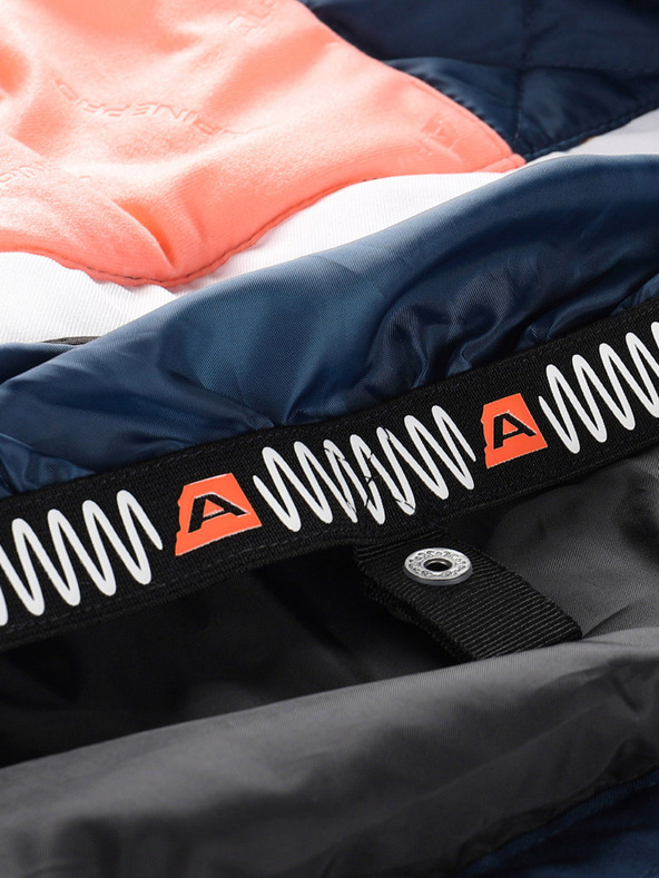 ALPINE PRO dámska lyžiarska bunda s membránou ptx ALPINE PRO ZARIBA white