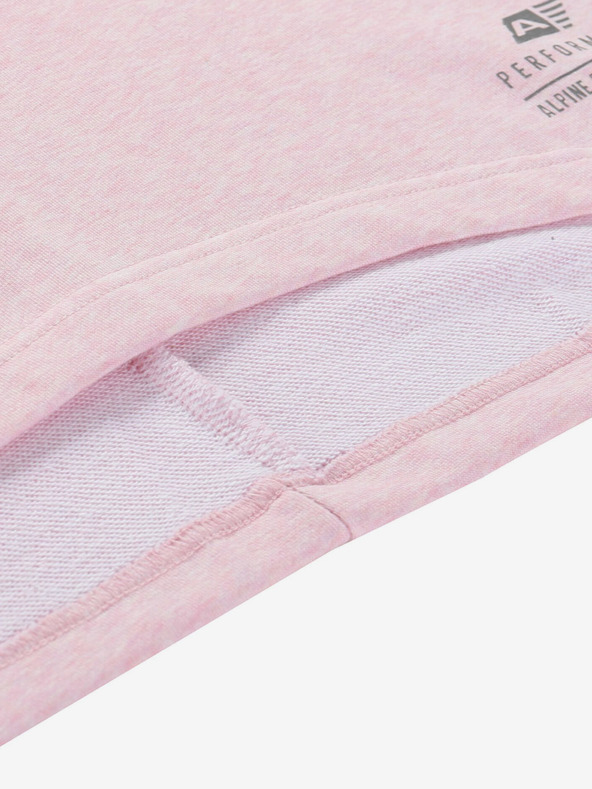 ALPINE PRO Ružové dámske bavlnené šaty Alpine Pro MOLEDA