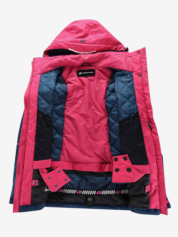 ALPINE PRO Dámska lyžiarska bunda s membránou ptx ALPINE PRO ZARIBA cabaret