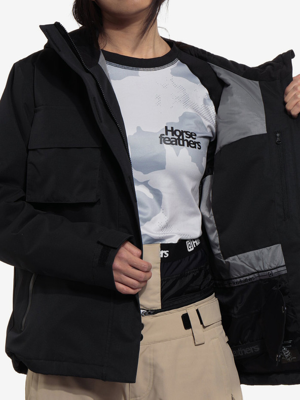 Horsefeathers Bunda Rheie Horsefeathers - čierna