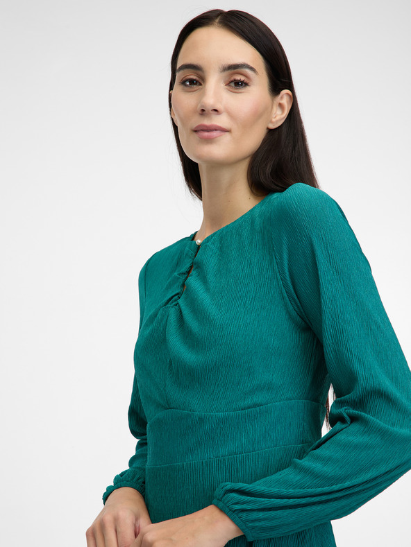 Orsay Zelené dámske midi šaty ORSAY