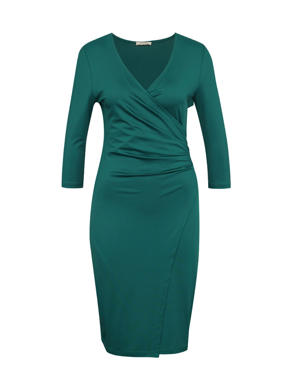 Orsay Zelené dámske šaty ku kolenám ORSAY