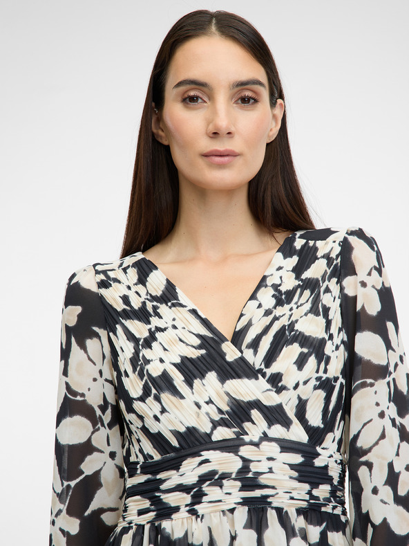 Orsay Čierne dámske maxi šaty ORSAY