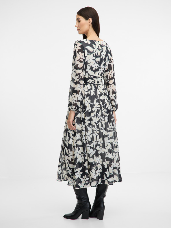 Orsay Čierne dámske maxi šaty ORSAY