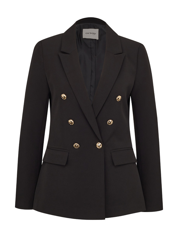Orsay Čierne dámske sako ORSAY